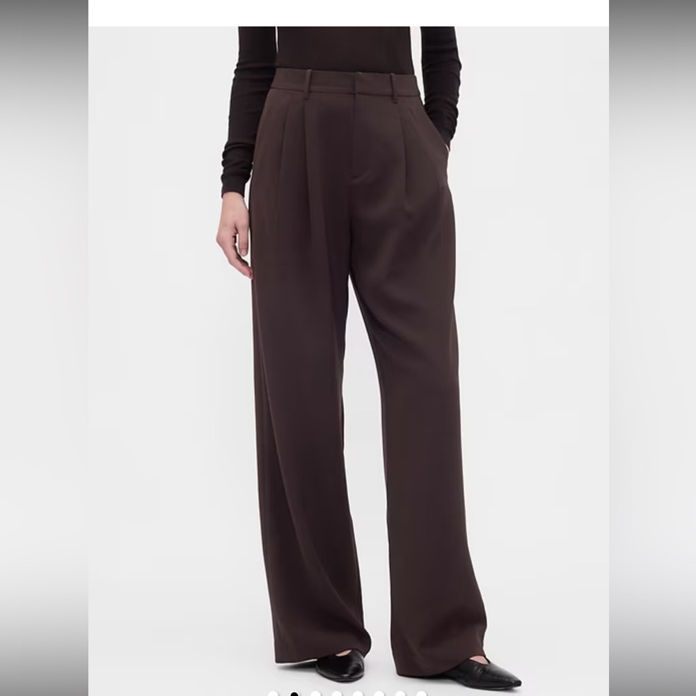 GAP High Rise Trousers NWT | Dark Brown